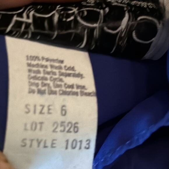 Vtg Romantic Victorian Ruffled Neck Tie Waist Midi Dress 6 Soft Girl Regency - Picture 8 of 8